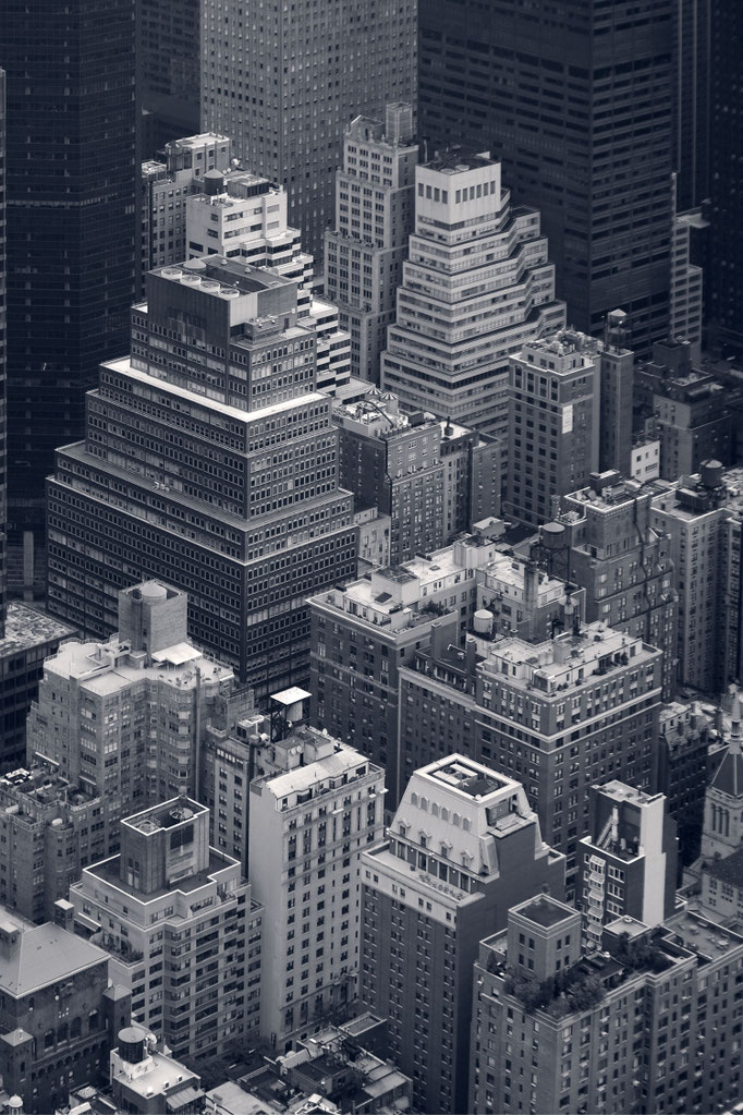 photographie d'art cadre photo décoration bureau architecte ville toits newyork gratte ciel buildings