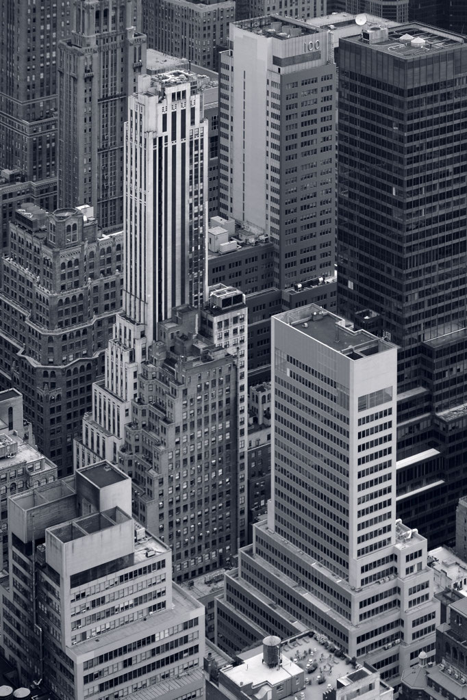 photographie d'art cadre photo décoration bureau architecte ville toits newyork gratte ciel buildings
