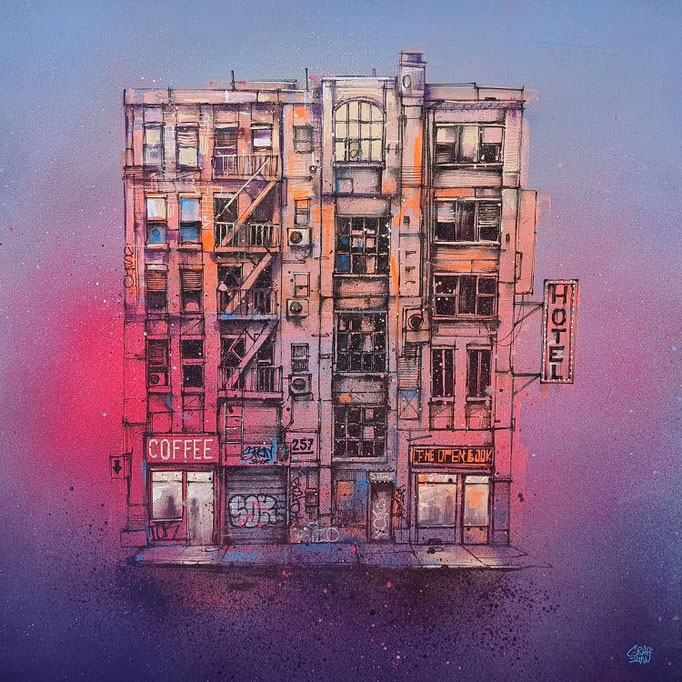 graffmatt tableau graffiti streetart art New-york city building