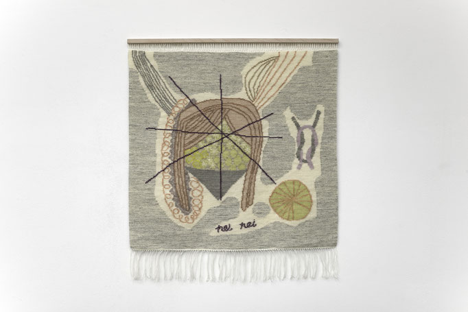 Arna Óttarsdóttir, Girl Blanket, 2015, courtesy private collection Reykjavik, photo: Moritz Hirsch