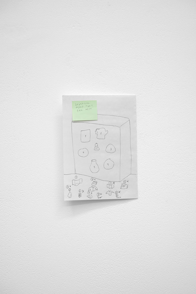 Arna Óttarsdóttir, Sketch, courtesy the artist and i8 Gallery Reykjavik, photo: Moritz Hirsch