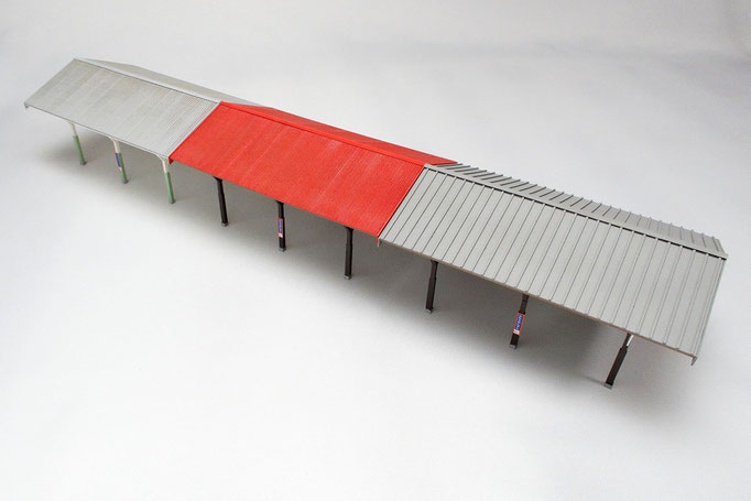 HO 幅82,5mm トタン波板 上屋 - 模型製作工房 アズサクラフト