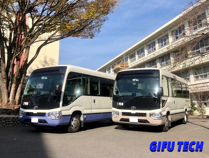 岐阜工業高校スクールバス