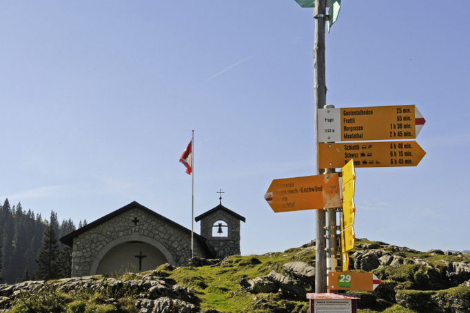 Pragelpasshöhe 1554m