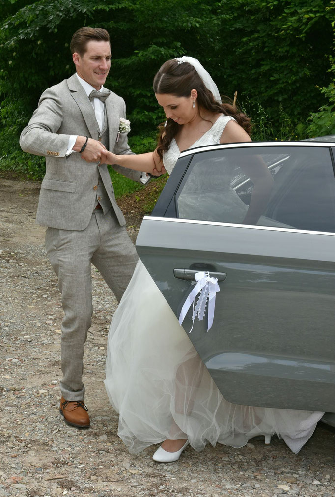 klassische Hochzeit auf dem Land