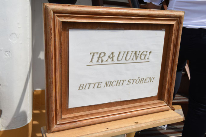 Hochzeit auf der Passat