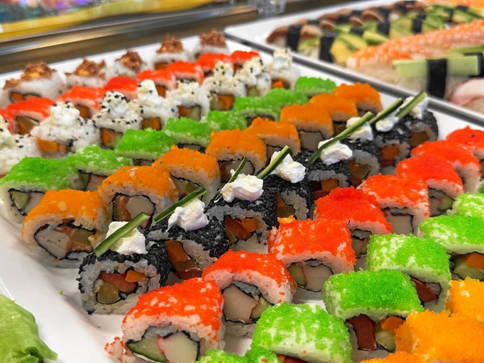 Buffet mit Sushi All you can eat