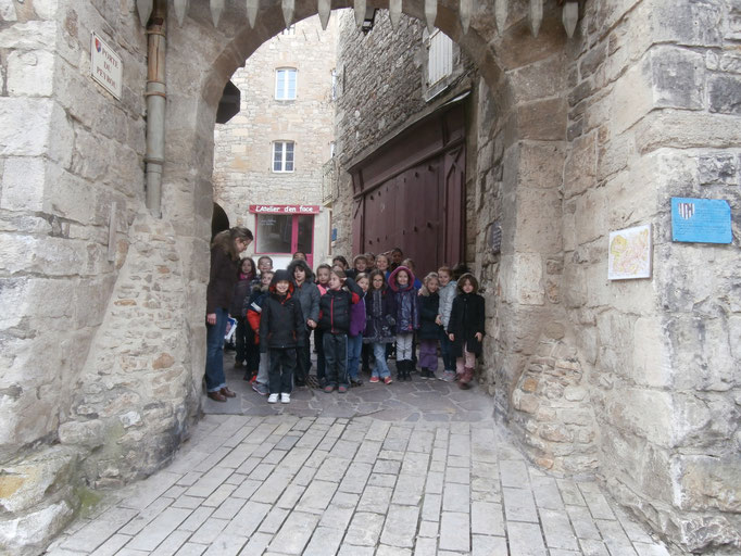 Visite guidée du site historique de Sévérac-Le-Château.