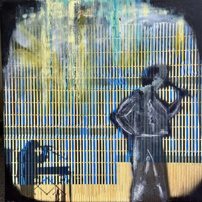Im Licht der Schatten 4, 50x50cm, Foto und Acryl auf Leinwand, 2025