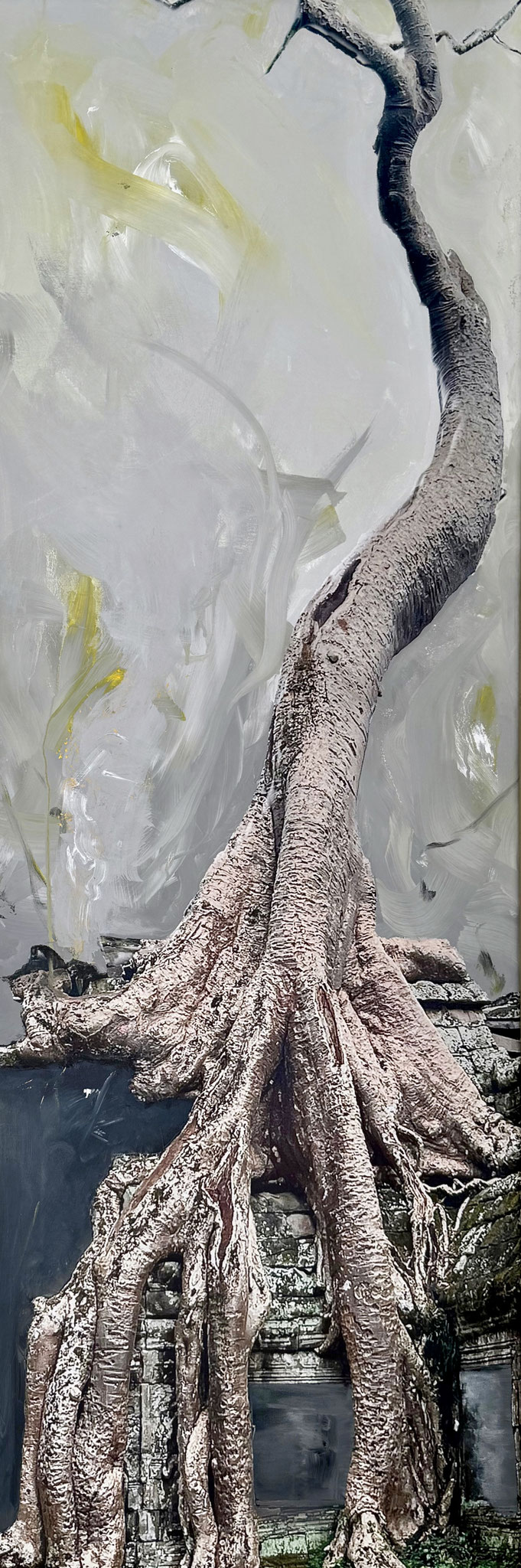 Standhaft 1, 50x150cm, Acryl auf Fotoleinwand, 2024