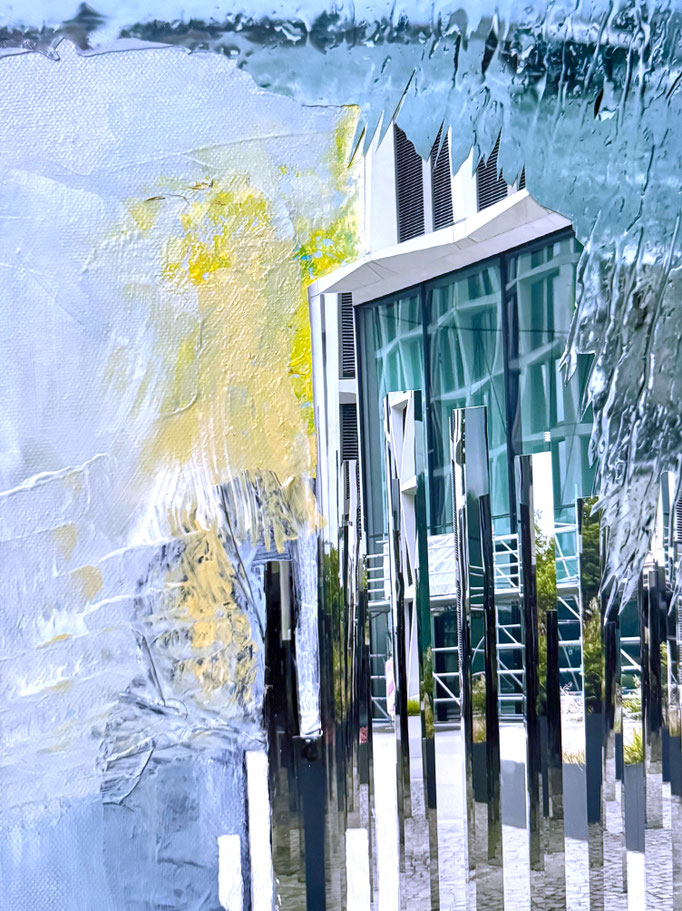 o.T., 20x30cm, Foto und Acryl auf Leinwand, 2025