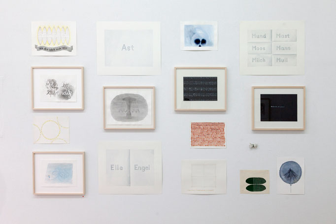 Carolin Schneider · Zeichnungen „Gouache und Bleistift auf Papier“