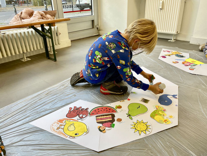 Mio, 23.10.21 "Die Karte vom Land meiner Träume", KKM-Kinderworkshop / Begleitveranstaltung zur Ausstellung "Auf lange Sicht"