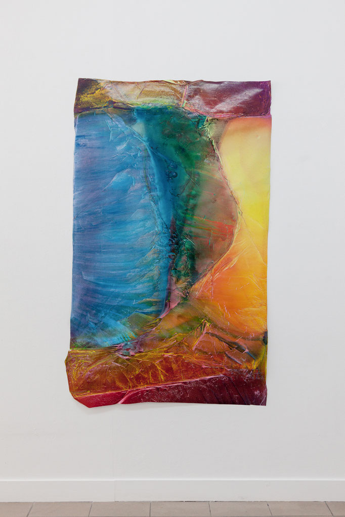 Enrico Niemann · Cross Section VIII, ca. 170 x 115 x 10 cm, 2017