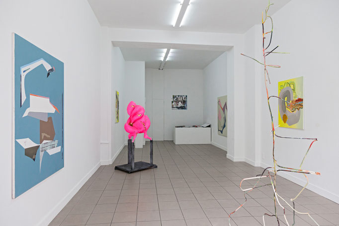 über Malerei · Ausstellungsansicht