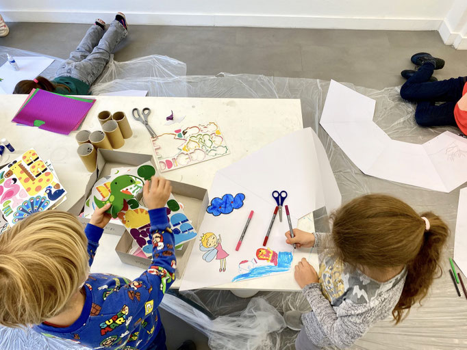 "Die Karte vom Land meiner Träume", KKM-Kinderworkshop am 23.10.21 / Begleitveranstaltung zur Ausstellung "Auf lange Sicht"