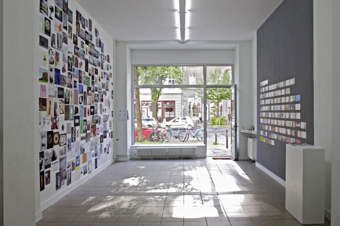 "100" Postkarteninstallation zur Finissage