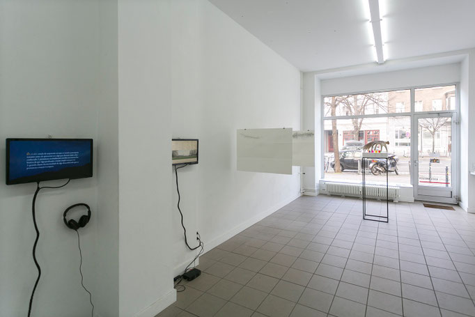 v.l.n.r. : Marcelo Coutinho · ‚0‘, Vládmir Combre de Sena · „Ehrenmänner“, Helmut Werres · „from Frankfurt to Stockholm“, Heide Katschaturian · „Spurensicherung“