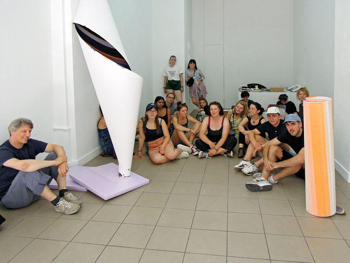 Schule für Gestaltung Bern und Biel Propädeutikum Kunst und Design, Atelier Bern 2017-18 mit Sabrina Tiller, Susanne Schär & Peter Spillmann