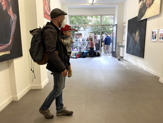Opening HEART FACTS mothers in art - Alke Brinkmann and Ines Doleschal on august 27, 2021