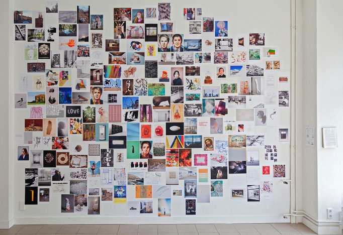 "100" Ausstellungsansicht, mit 205 Bildern