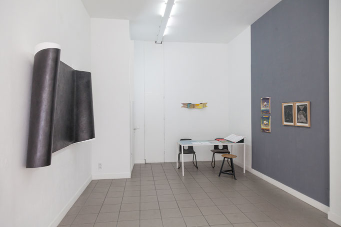 „es zieht vorbei“, Ausstellungsansicht