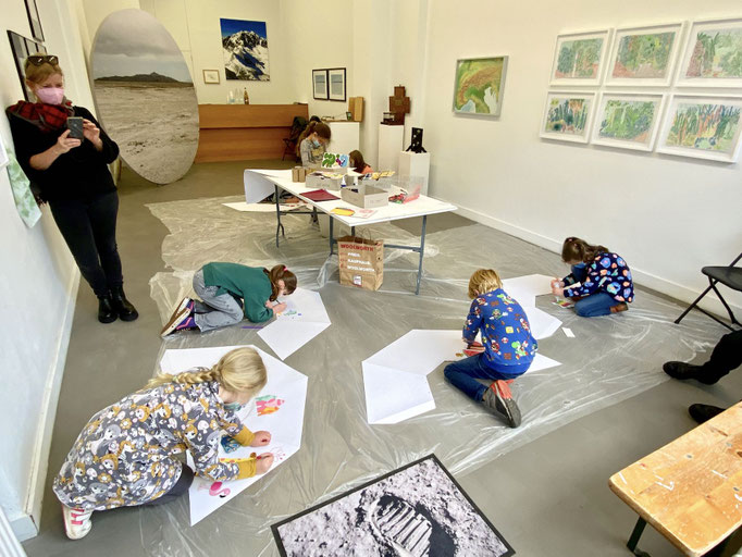 "Die Karte vom Land meiner Träume", KKM-Kinderworkshop am 23.10.21 / Begleitveranstaltung zur Ausstellung "Auf lange Sicht"