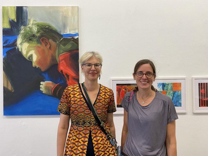 Alke Brinkmann and Ines Doleschal Opening HEART FACTS mothers in art on august 27, 2021