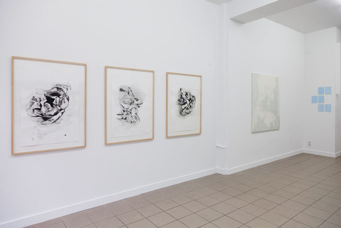 Alke Brinkmann: Patterns of Mankind I, II, III; 6.8.1945, Hiroshima; Falling men