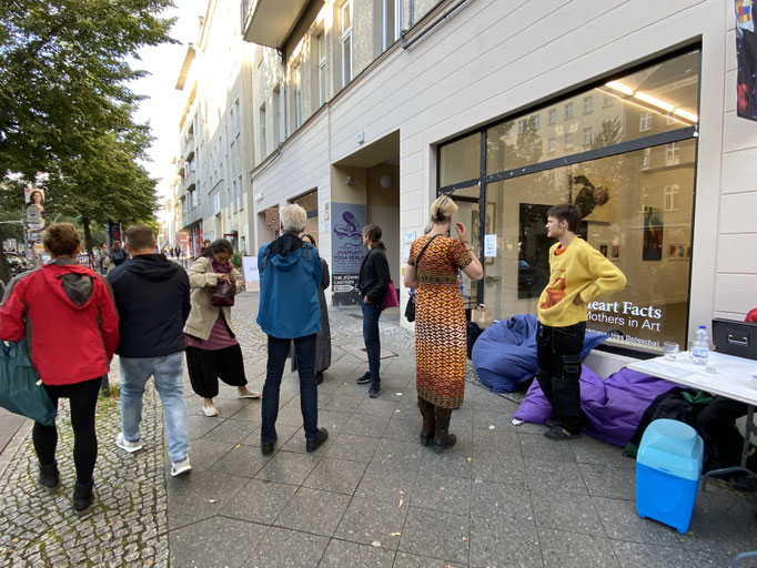 Opening HEART FACTS mothers in art - Alke Brinkmann and Ines Doleschal on august 27, 2021