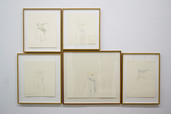 Gabriele Worgitzki · aus der Serie „begehbare Räume“, Tusche auf Papier, 2014