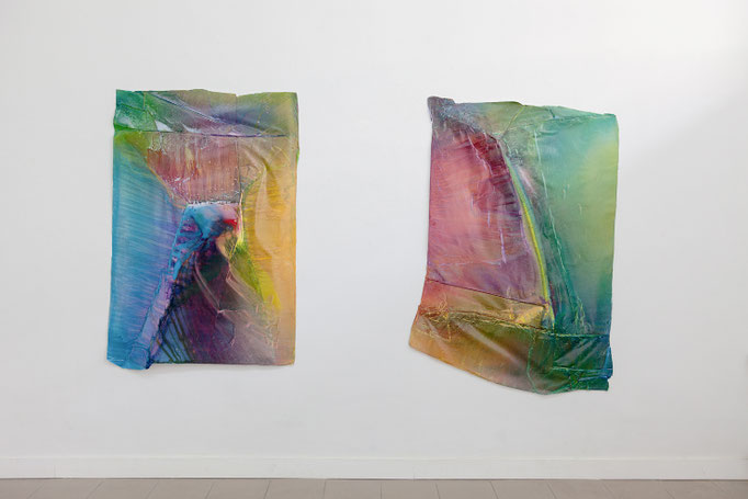 Cross Section VI, ca. 170 x 115 x 10 cm, 2017 | Cross Section I, ca. 170 x 115 x 10 cm, 2017