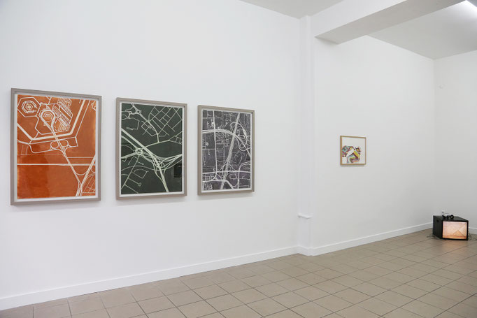 Exhibition view - Hansjörg Schneider, Pauline Kraneis, Josina von der Linden