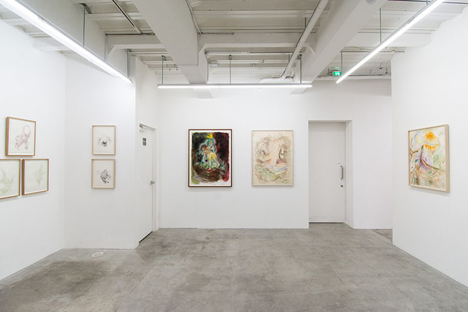 「絵の仲間ー幕間」2023会場風景2/Pictures and Their  Friends-Between Curtains, installation view