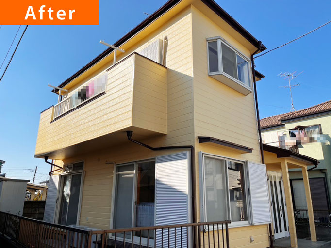【施工例写真】築古住宅の塗替え｜越谷市の塗装会社が塗装