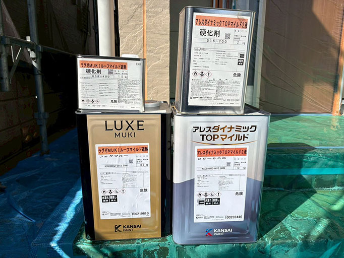 屋根用塗料:ラグゼMUKIルーフマイルド(溶剤|無機)