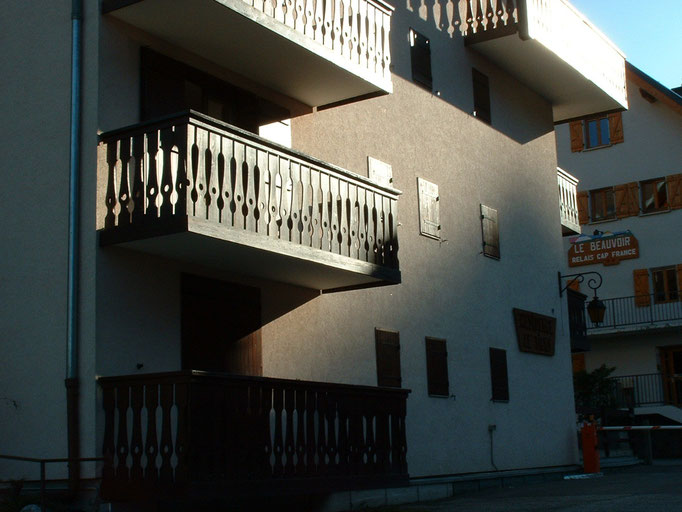 au 1° étage, balcon de l'appartement