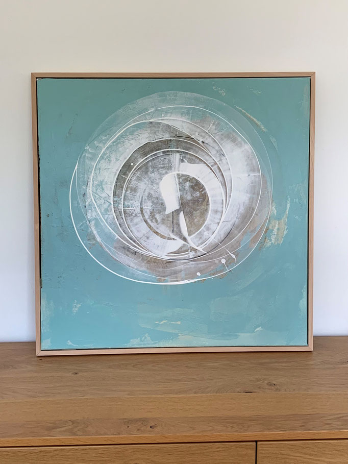 60x60x2 Acryl auf Leinwand