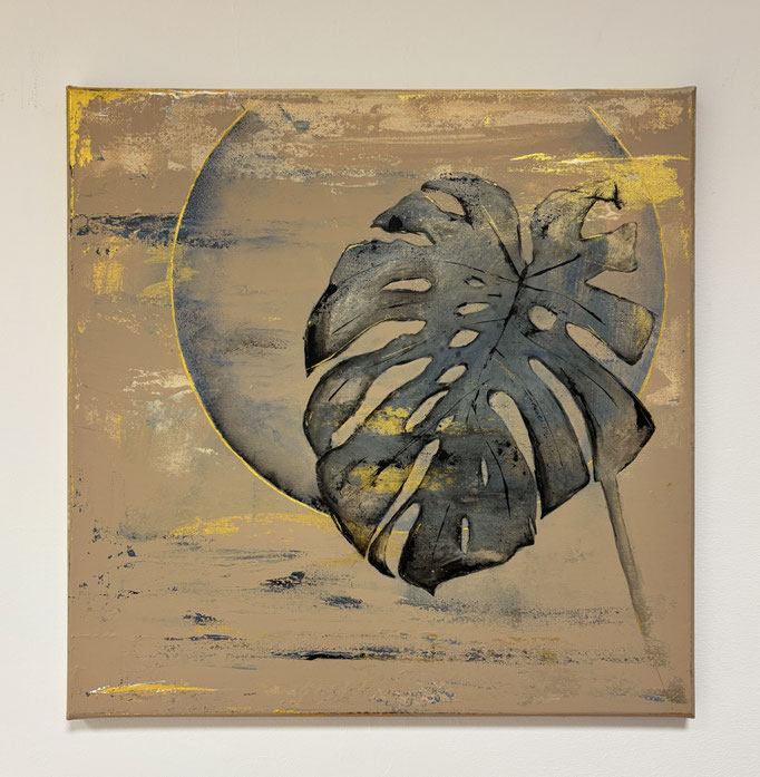 50x50x2 Acryl auf Leinwand