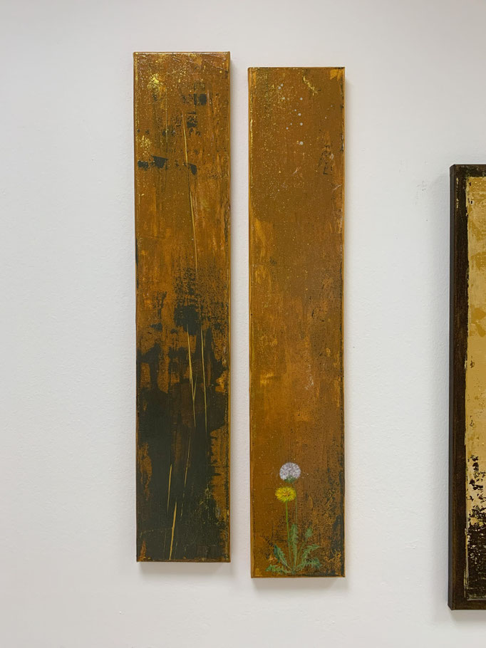 80x15x2 Acryl auf Leinwand