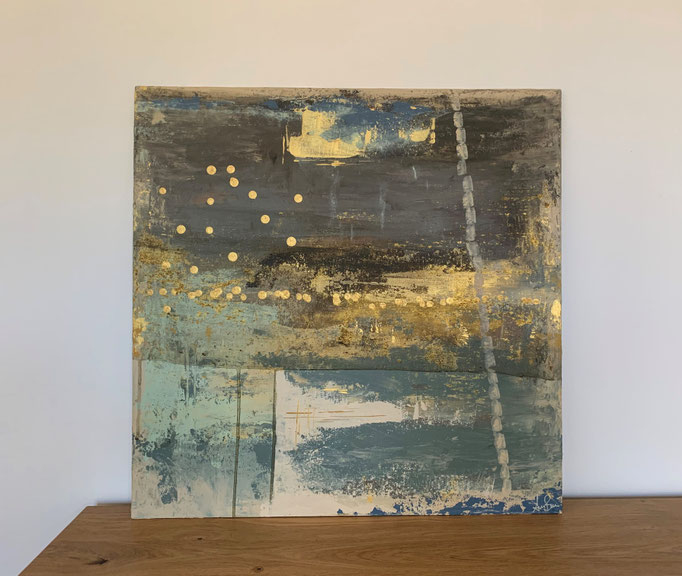 60x60 Acryl auf Malpappe
