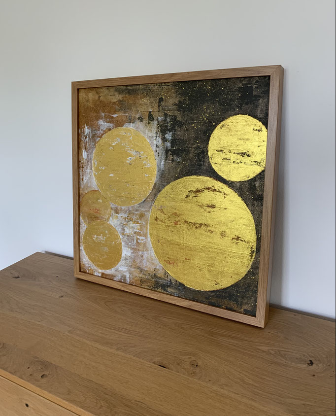 50x50 Acryl auf Malpappe