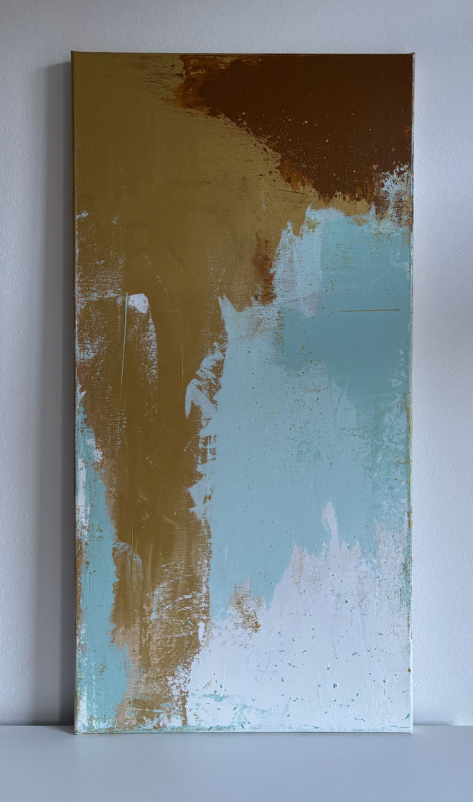 80x40x2 Acryl auf Leinwand