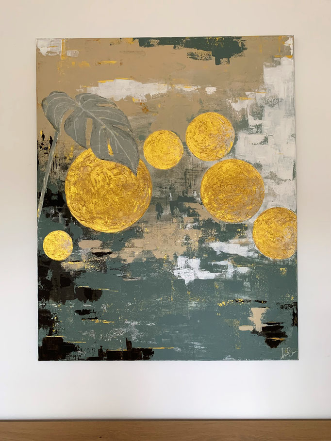 100x80x2 Acryl auf Leinwand