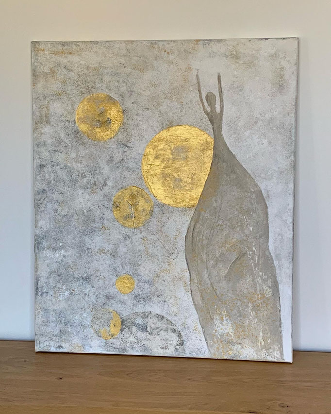 60x50x2 Acryl auf Leinwand