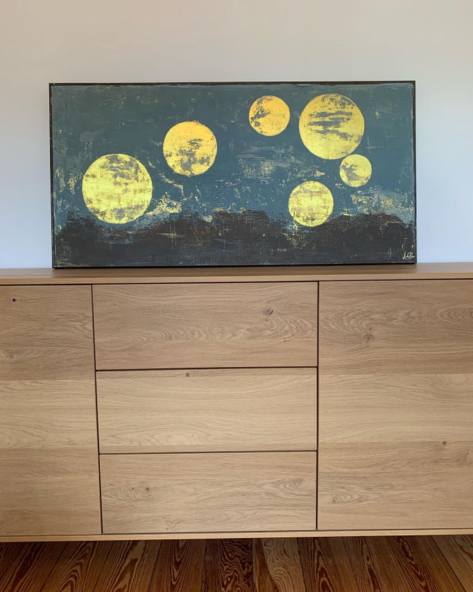 60x120x3,5 Acryl auf Leinwand