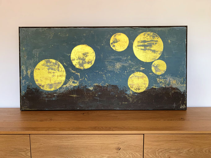 60x120x3,5 Acryl auf Leinwand