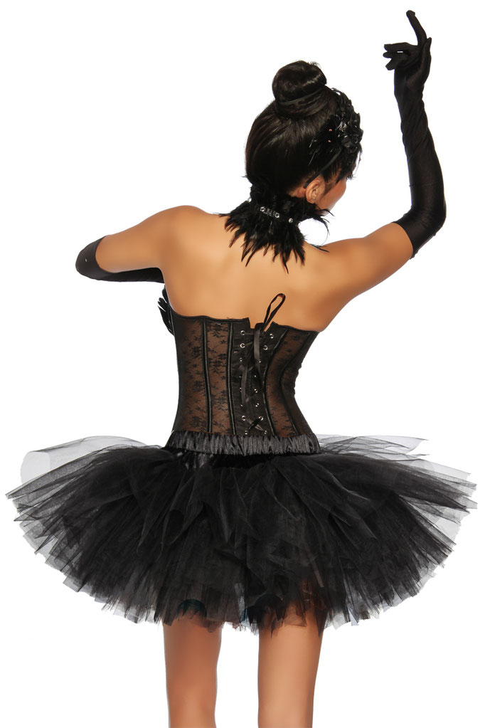 Petticoat Swan/Schwarz