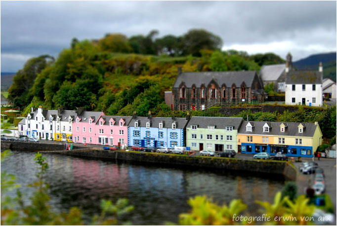 Portree auf Isle of Skye, Schottland