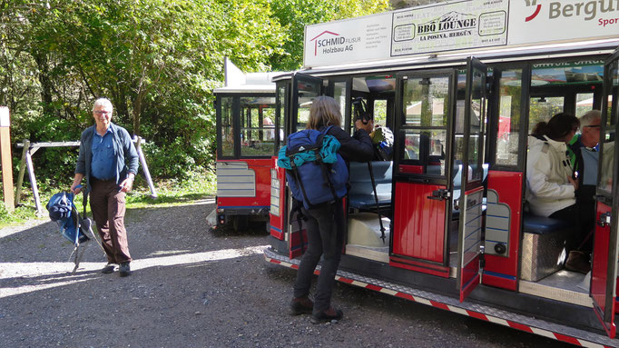 ...und welche Überraschung: Heini hat für uns den "Landwasser Express" bestellt!